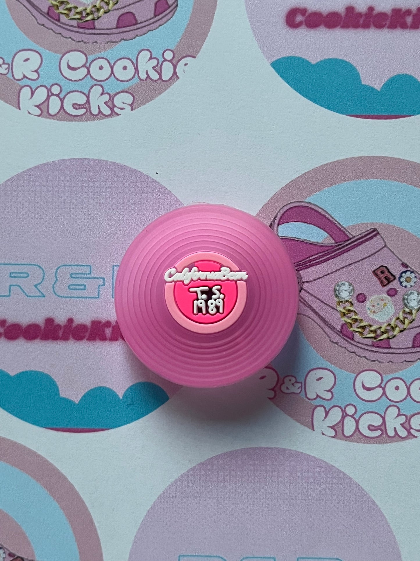 Pink Disk  Charm