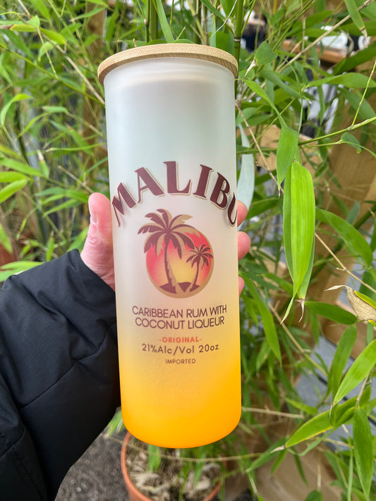 Malibu Frosted Glass Tumbler