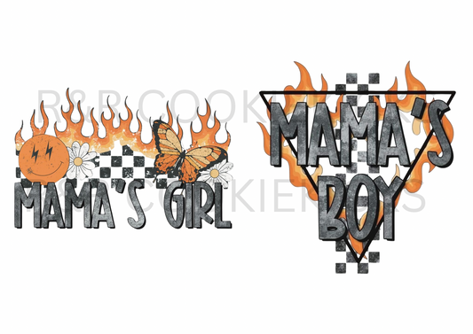 Mamas Girl Mamas Boy t shirt
