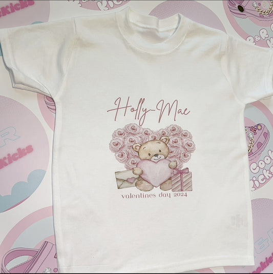 Personalised Valentines T Shirt