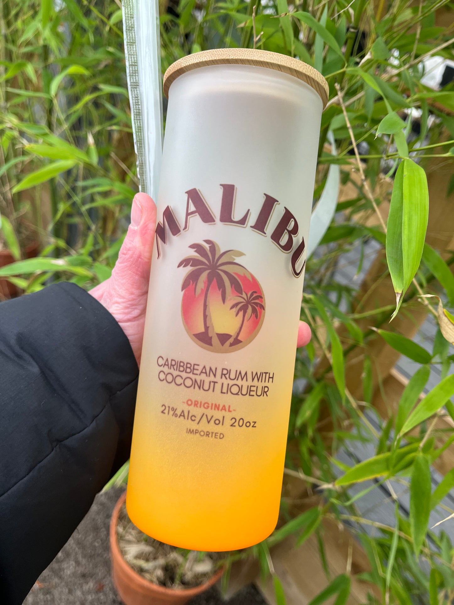 Malibu Frosted Glass Tumbler