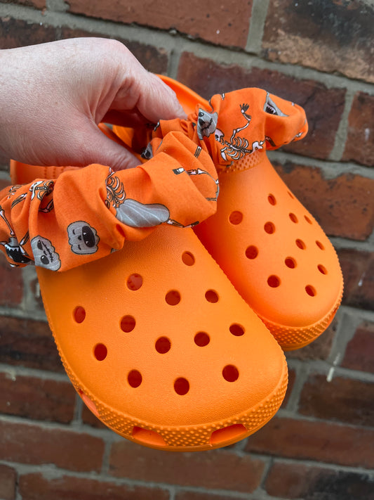 Halloween Croc Band Scrunchies
