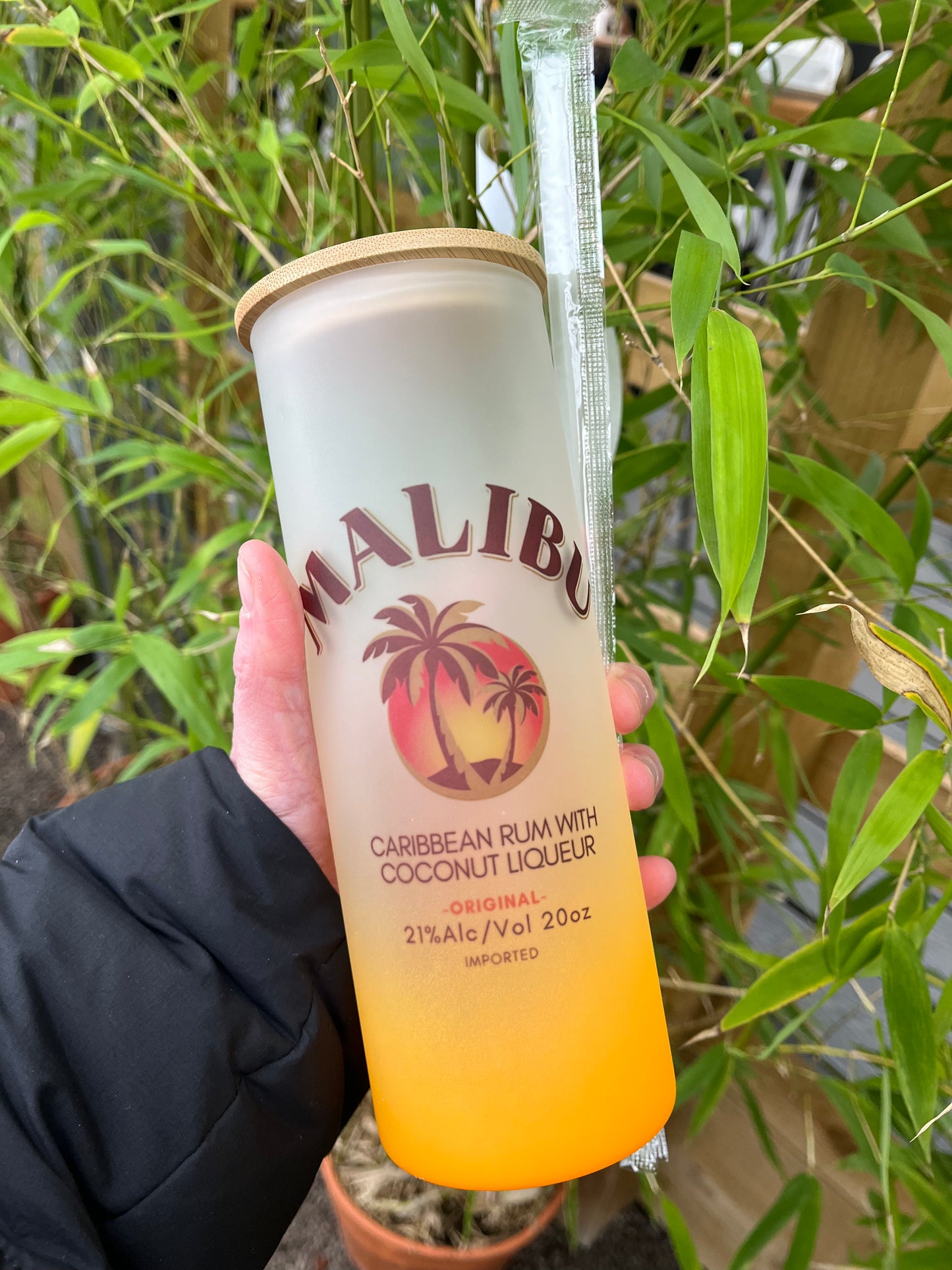 Malibu Frosted Glass Tumbler