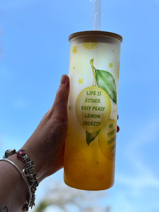 Lemon Glass Tumbler